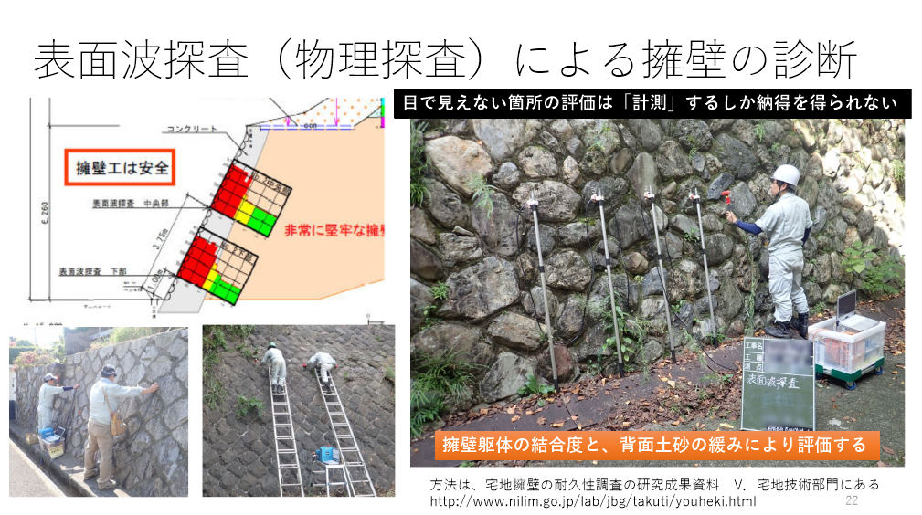 地震で擁壁が倒れる 地盤リスク研究所